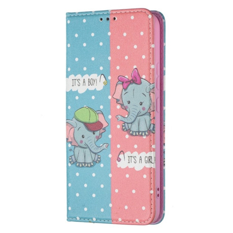 Чохол-книжка Colored Drawing Series Samsung Galaxy S22 Plus 5G - Elephant