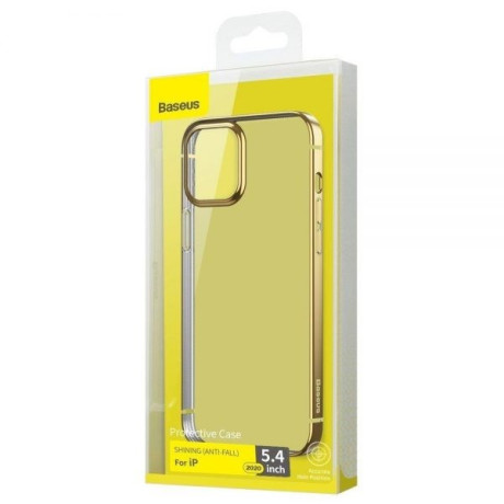 Силіконовий чохол Baseus Shining Case для iPhone 12 Pro Max - iPhone 12 Pro Max - золотий