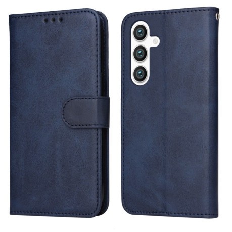 Чехол-книжка Stitching Calf Texture для Samsung Galaxy S25+ 5G - синий