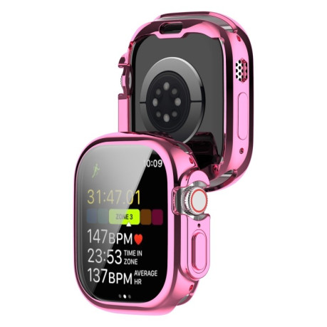 Протиударна накладка Electroplating для Apple Watch Ultra 49mm - рожева