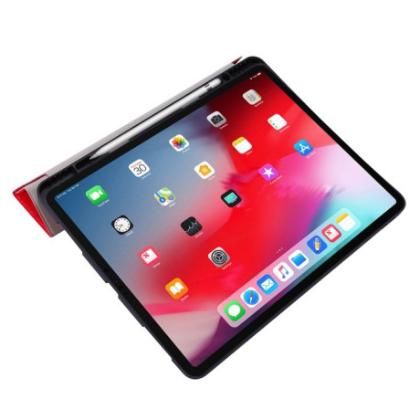 Чохол-книжка Silk Texture Horizontal Deformation Flip на iPad Air 4  10.9 (2020)/Pro 11 (2018)/Pro 11 (2020)/Pro 11 (2021)- червоний
