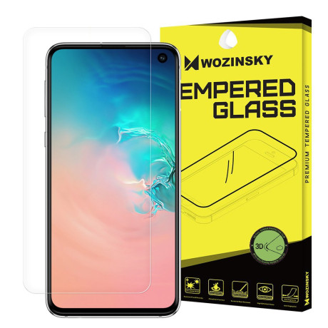 3D Защитная пленка Wozinsky клейкая всей поверхностью на Samsung Galaxy  S10e - прозрачное