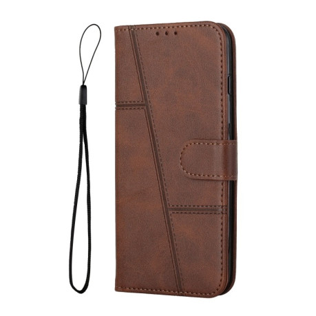 Чохол-книжка Stitching Calf Texture для Infinix Hot 50 Pro+ 4G - коричневий