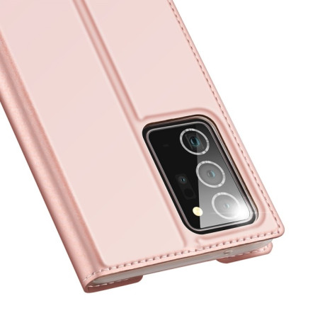 Чехол-книжка DUX DUCIS Skin Pro на Samsung Galaxy Note 20 Ultra - розовое золото