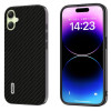Ударозащитный чехол ABEEL Carbon Fiber на Samsung Galaxy A05  - черный