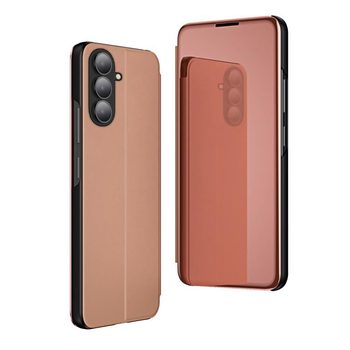 Чохол-книжка Clear View на Galaxy A27 5G — рожеве золото