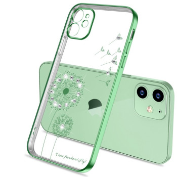 Ультратонкий чехол Electroplating Dandelion для iPhone 11 - светло-зеленый