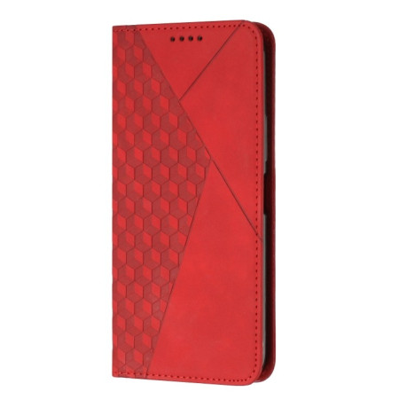 Чохол-книжка Diamond Splicing Skin Feel для Xiaomi Redmi Note 12 Pro Speed / Poco X5 Pro 5G - червоний