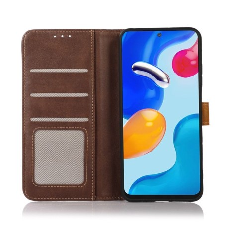 Чохол-книжка Stitching Thread для iPhone 15 Pro Max - коричневий