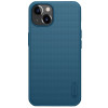 Чехол NILLKIN Frosted Shield на iPhone 14/13 - синий