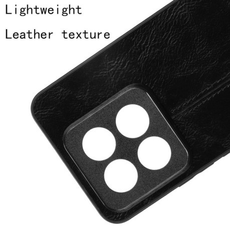 Ударозащитный чехол Sewing Cow Pattern For Xiaomi 14 Pro - черный