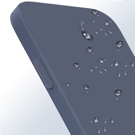 Противоударный чехол Imitation Liquid Silicone для Samsung Galaxy S23 Ultra 5G - голубой