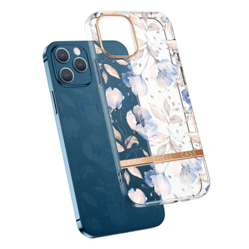 Протиударний чохол Electroplating Flower Pattern для iPhone 14 Pro Max - Cherry Blossoms