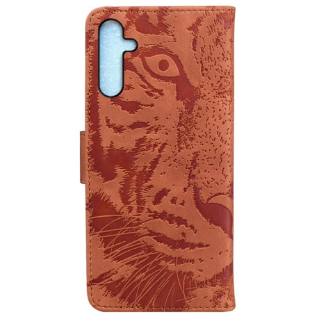 Чехол-книжка Tiger Embossing для Samsung Galaxy A25 5G - коричневый
