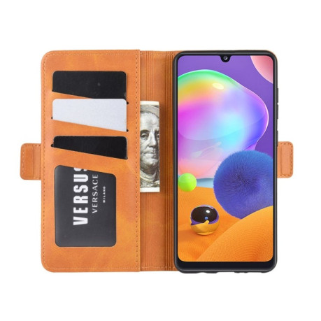 Чохол-книжка Dual-side Magnetic Buckle для Samsung Galaxy A31 - помаранчевий