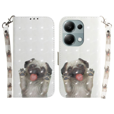 Чохол-книжка 3D Colored Horizontal для Xiaomi Redmi Note 14S/ 13 Pro 4G / POCO M6 Pro 4G - Pug