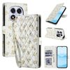 Чехол книжка Flower Pattern Buckle Leather with Lanyard с цветами и ремешком на Xiaomi Redmi Note 15 4G / 5G /Poco M8  — синий с жёлтые цветы