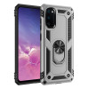 Протиударний чохол HMC 360 Degree Rotating Holder на Samsung Galaxy S20-сріблястий