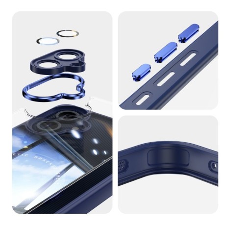 Протиударний чохол MagSafe Acrylic Hybrid  для Samsung Galaxy A06 4G - синій