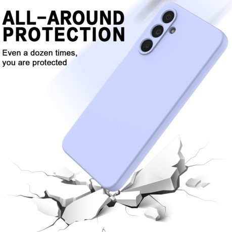 Силіконовий чохол Solid Color Liquid Silicone для Samsung Galaxy A16 5G - фіолетовий