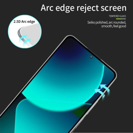 Защитное стекло PINWUYO 9H 3D Full Screen на Xiaomi 14T 5G / 14T Pro 5G - черное