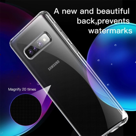 Силиконовый чехол Baseus Simple Series на Samsung Galaxy S10- прозрачный