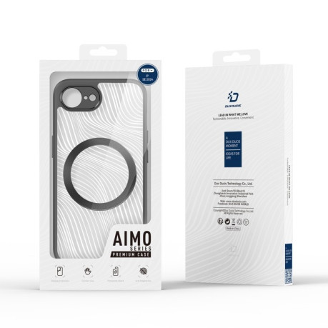 Чехол DUX DUCIS Aimo Series MagSafe Frosted Feel на iPhone 16e - черный