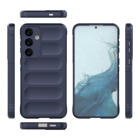 Силіконовий чохол Magic Flannel для Samsung Galaxy S24+ 5G - синій