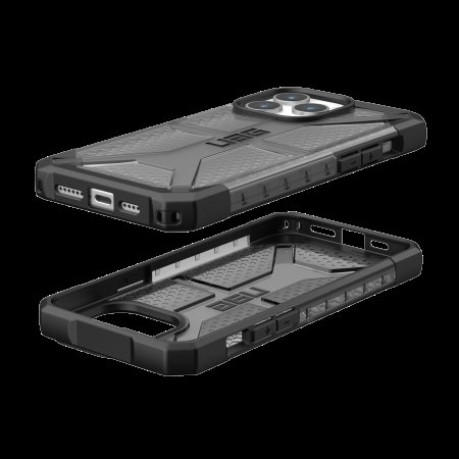Оригинальный чехол UAG Plasma для iPhone 15 Pro Max - ash