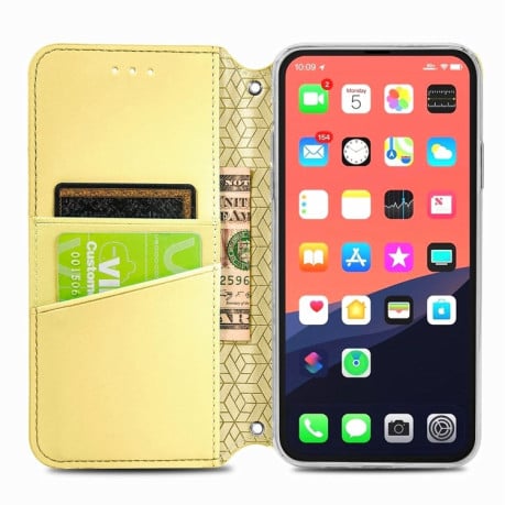 Чохол-книжка Blooming Mandala для iPhone 13 Pro - жовтий