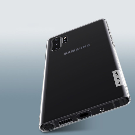 Силиконовый чехол (TPU) NILLKIN Nature на Samsung Galaxy Note 10 -прозрачный