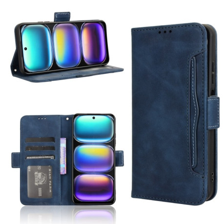 Чехол-книжка Skin Feel Calf на Infinix Hot 50 4G - синий