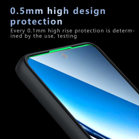 Противоударный чехол Armor Precise Hole PC Hybrid TPU для Xiaomi Redmi Turbo 4 / Xiaomi Poco X7 Pro - черный