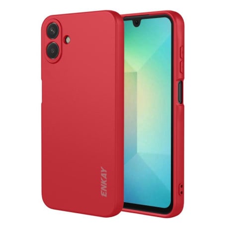 Силіконовий чохол ENKAY Liquid Silicone на Samsung Galaxy A07 - червоний