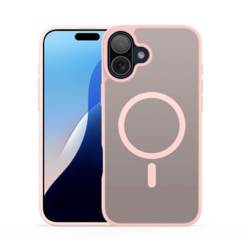 Чохол DUX DUCIS Yind Series MagSafe TPU Hybrid PC на iPhone 16 Plus - рожевий