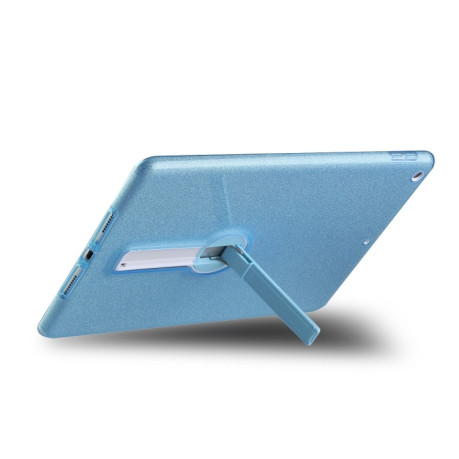 Противоударный чехол Glitter with Holder для iPad 10.2  - синий