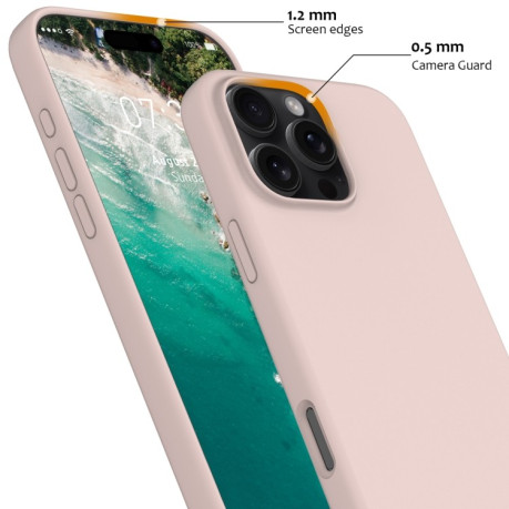 Силіконовий чохол Shockproof Silicone Magsafe для iPhone 16 Pro - рожевий