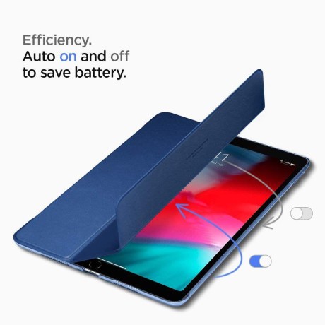 Чехол Spigen Smart Fold на iPad Air 3 2019 - синий