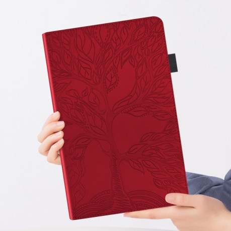 Чехол-книжка Tree Life Series Embossed Leather для Xiaomi Pad 7 / 7 Pro - красный