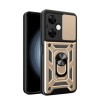 Противоударный чехол Camera Sliding для OnePlus Nord N30 / CE3 Lite - золотой