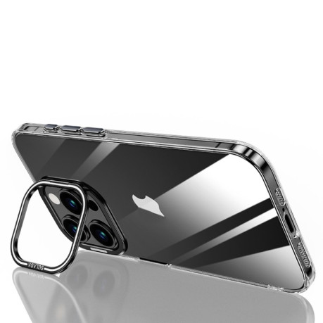 Чохол протиударний SULADA Aluminum Alloy Lens Holder для iPhone 15 Pro Max - чорний