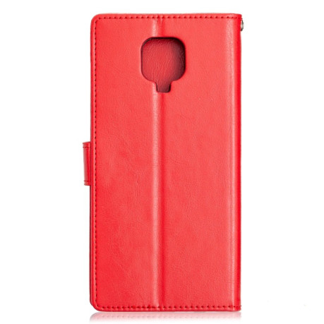 Чехол-книжка Crazy Horse Texture на Xiaomi Redmi Note9 Pro/Redmi Note 9s - красный