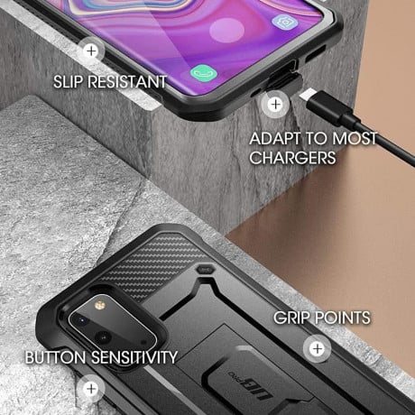 Двухсторонний чехол Supcase Unicorn Beetle для Samsung Galaxy S20 Fe Black