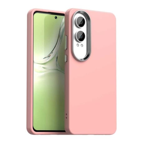 Протиударний чохол Colorful Series з посиленими кутами та бортиками на OnePlus Nord CE4 Lite - рожевий