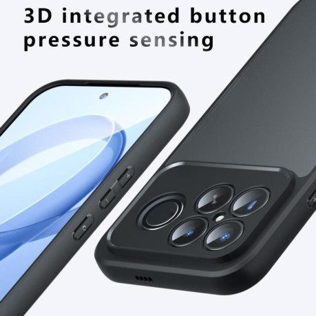 Противоударный чехол Armor Precise Hole гибрид на Xiaomi Redmi K90 Pro Max / Poco F8 Ultra — прозрачный