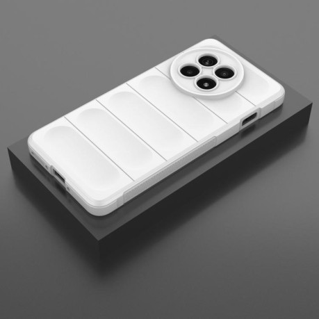 Силіконовий чохол Magic Flannel для OnePlus 13R/Ace 5/Ace 5 Pro/Ace 5 Pro - білий
