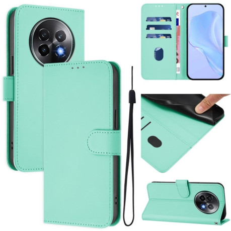 Чохол-книжка Skin Feel S-type для Realme 13+ 5G/13 Pro 5G/13 Pro+ - зелений