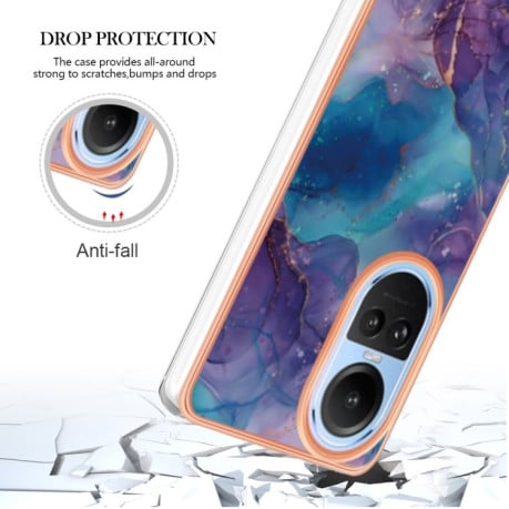 Противоударный чехол Electroplating IMD для OPPO Reno10 5G Global