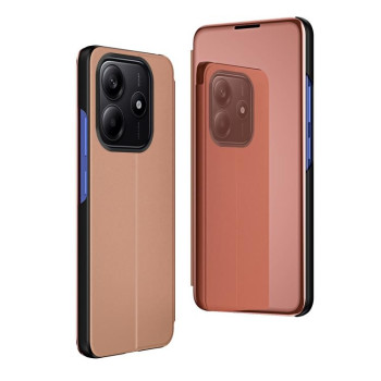 Чохол книжка Clear View на Xiaomi Redmi Note 14 4G 164.84mm - рожеве золото