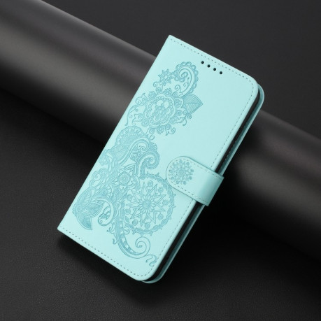 Чехол-книжка Totem Embossed Magnetic Leather на OnePlus 12 - blue